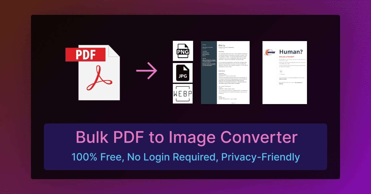 Bulk PDF to Image Converter media 1