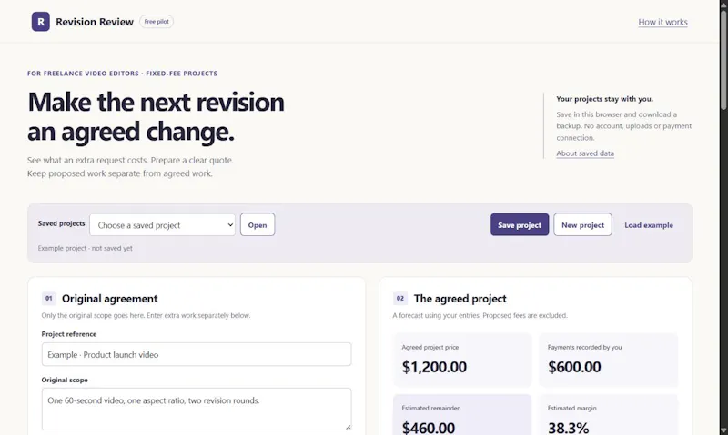 Revision Review screenshot 1