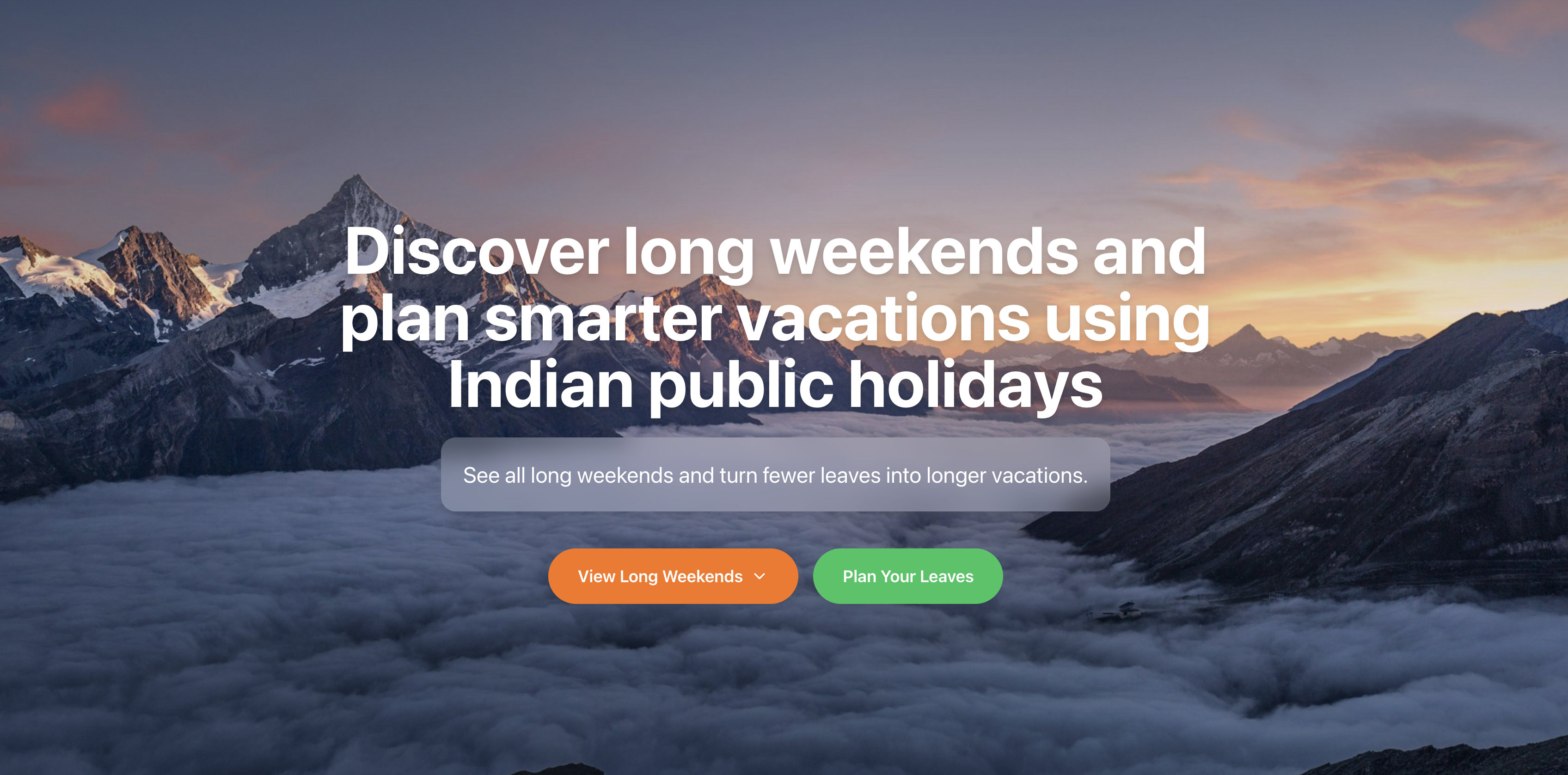 LeaveSmart - Main product screenshot demonstrating key features and user interface