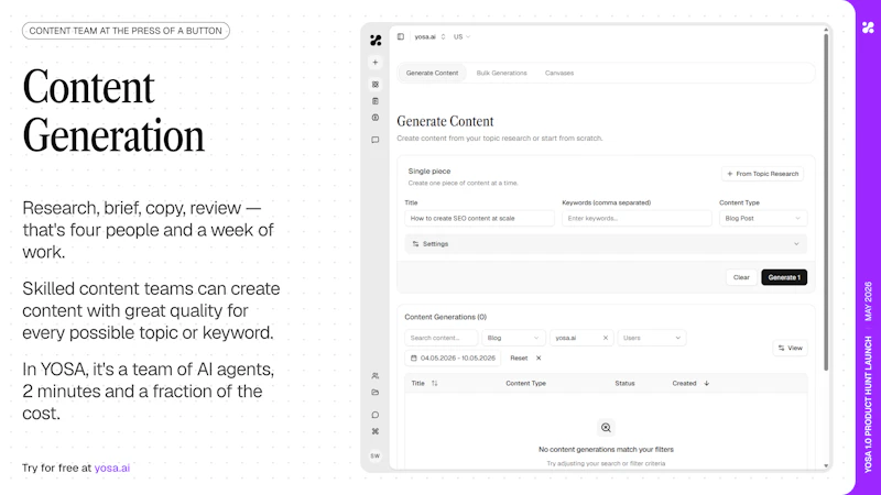 YOSA screenshot 3