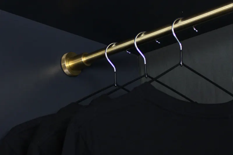 Maddox Wardrobe Rail Stainless Steel screenshot 3