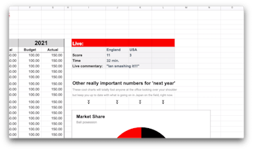 Google Spreadsheets Hack For RWC gallery image