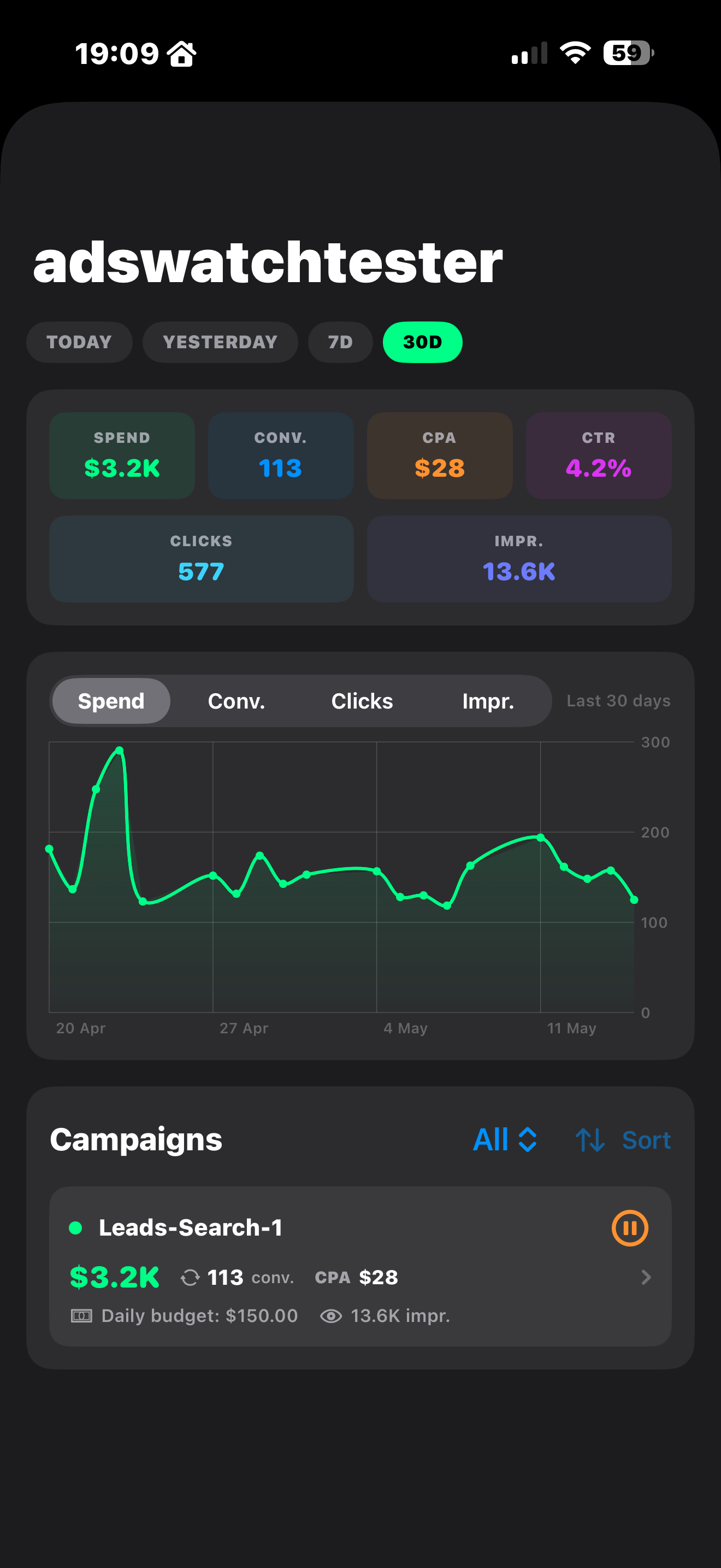 AdsWatch - Campaign Monitor gallery image