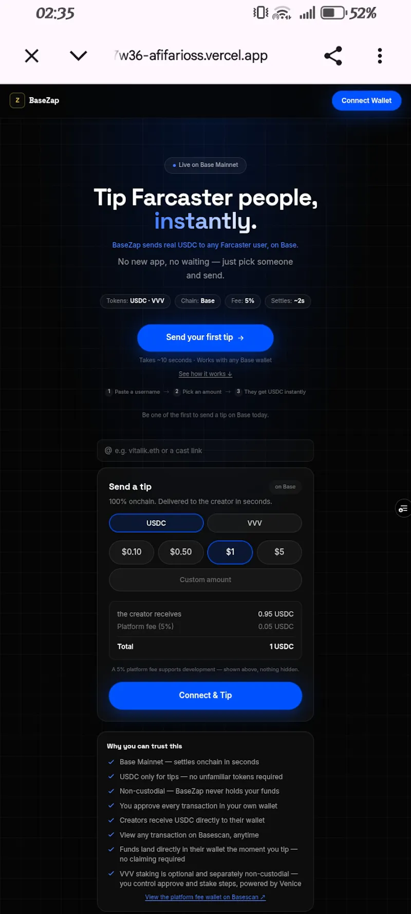 BaseZap screenshot 2
