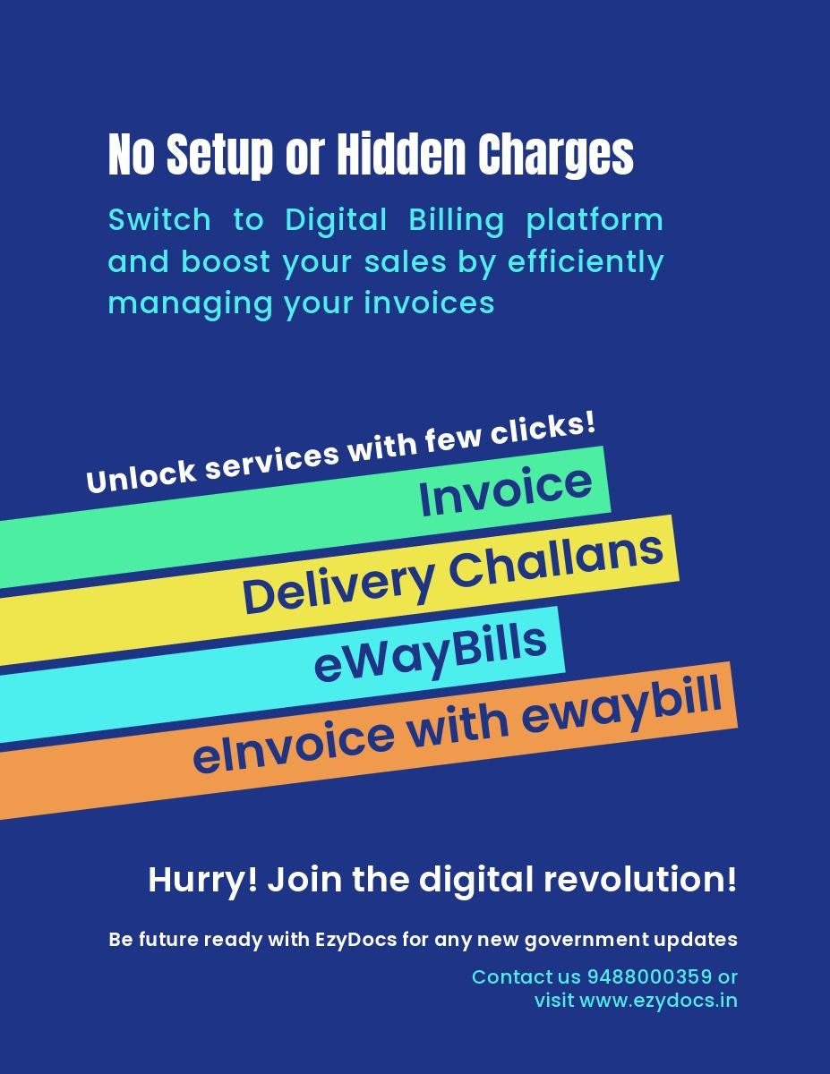 EzyDocs -Ai Powered B2B Faturalandırma Platformu - Dakikalar içinde GST faturaları, e-invoices ve e-yol bıçağı oluşturun. medya 3