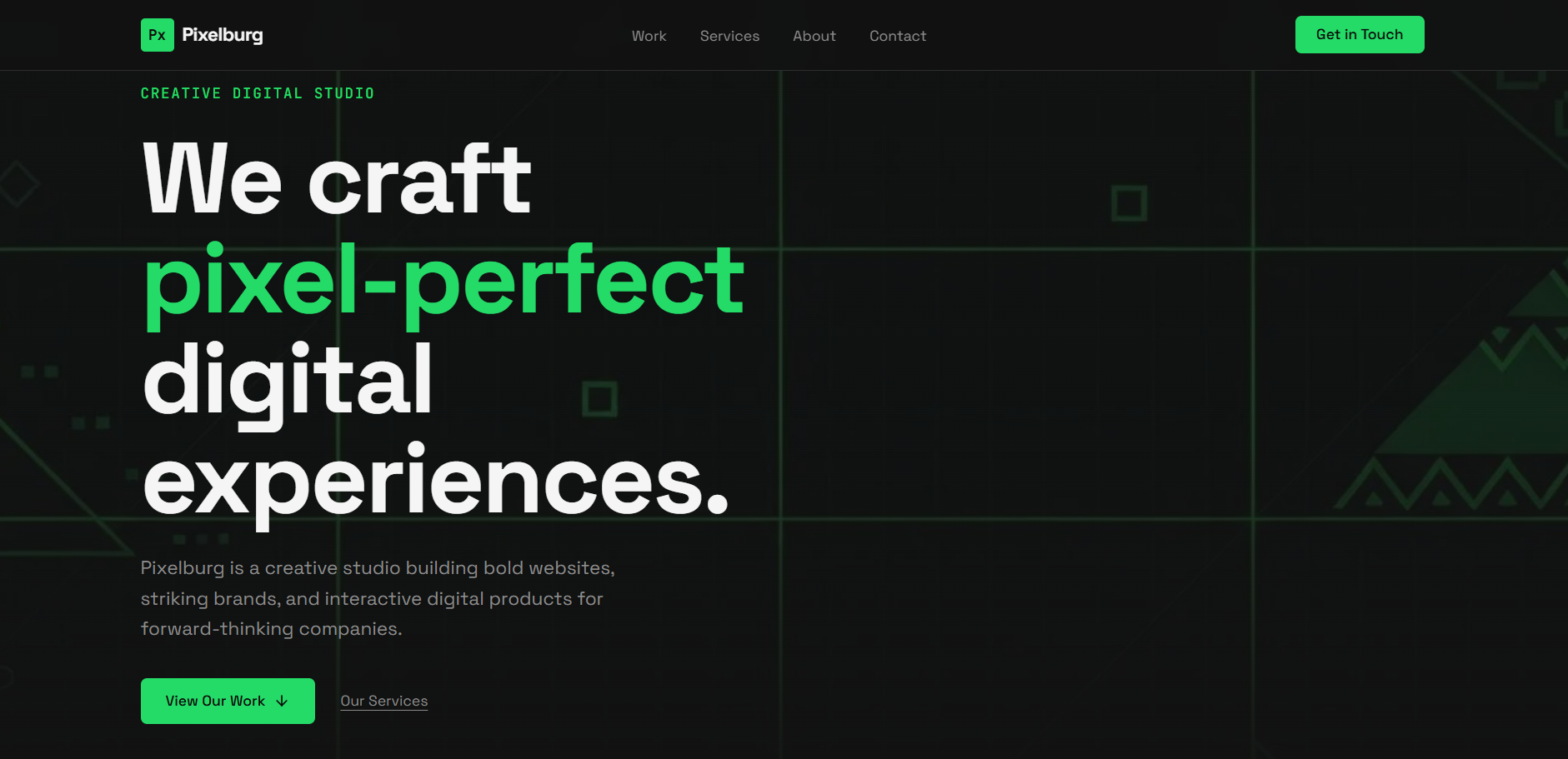 Pixelburg - Main product screenshot demonstrating key features and user interface