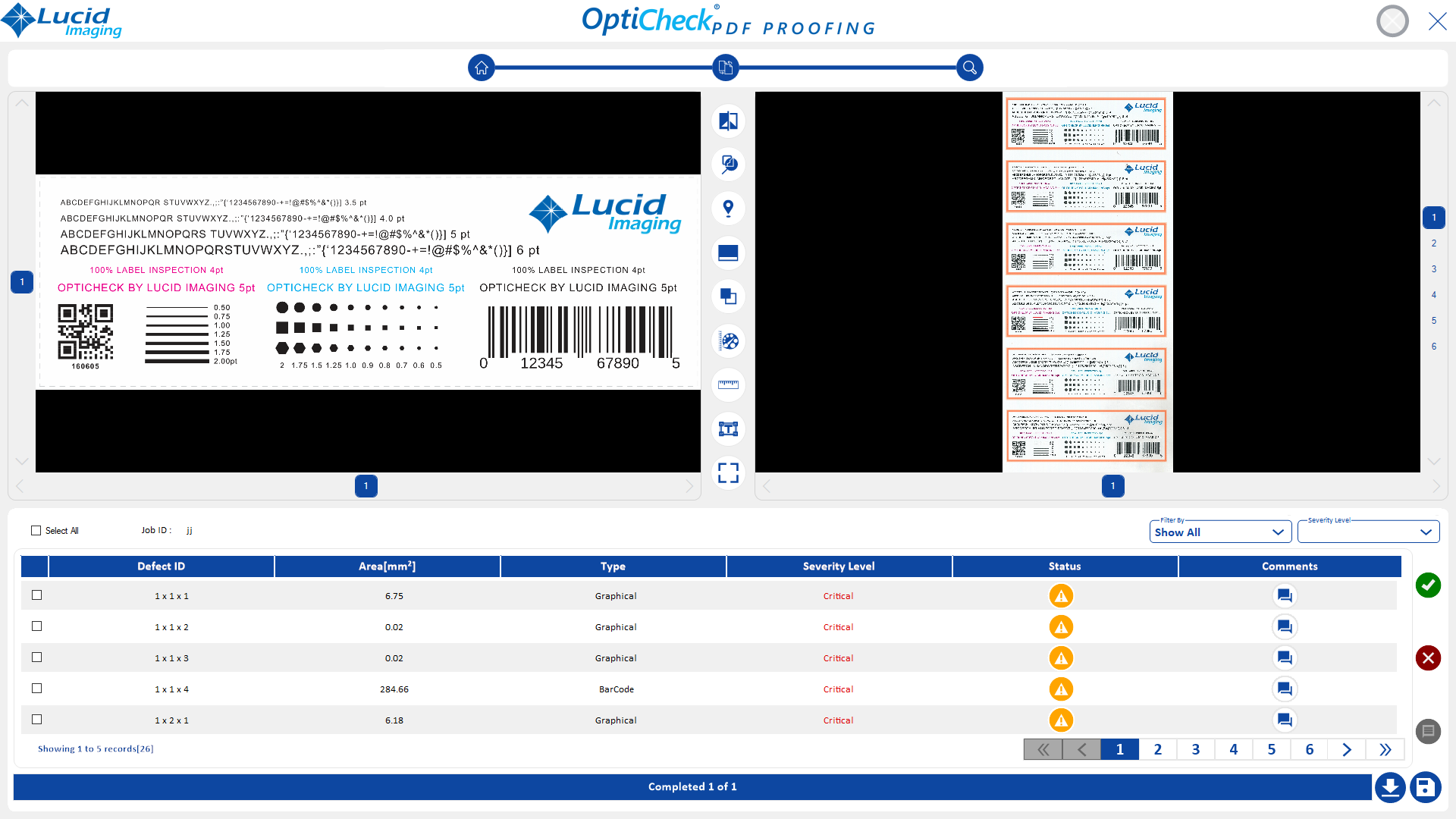 Lucid ImagingによるOpticheck®PDFプルーフ - 精密校正、完璧なプリントメディア1