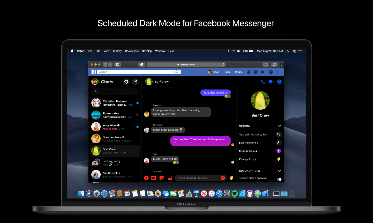 Messenger Black gallery image