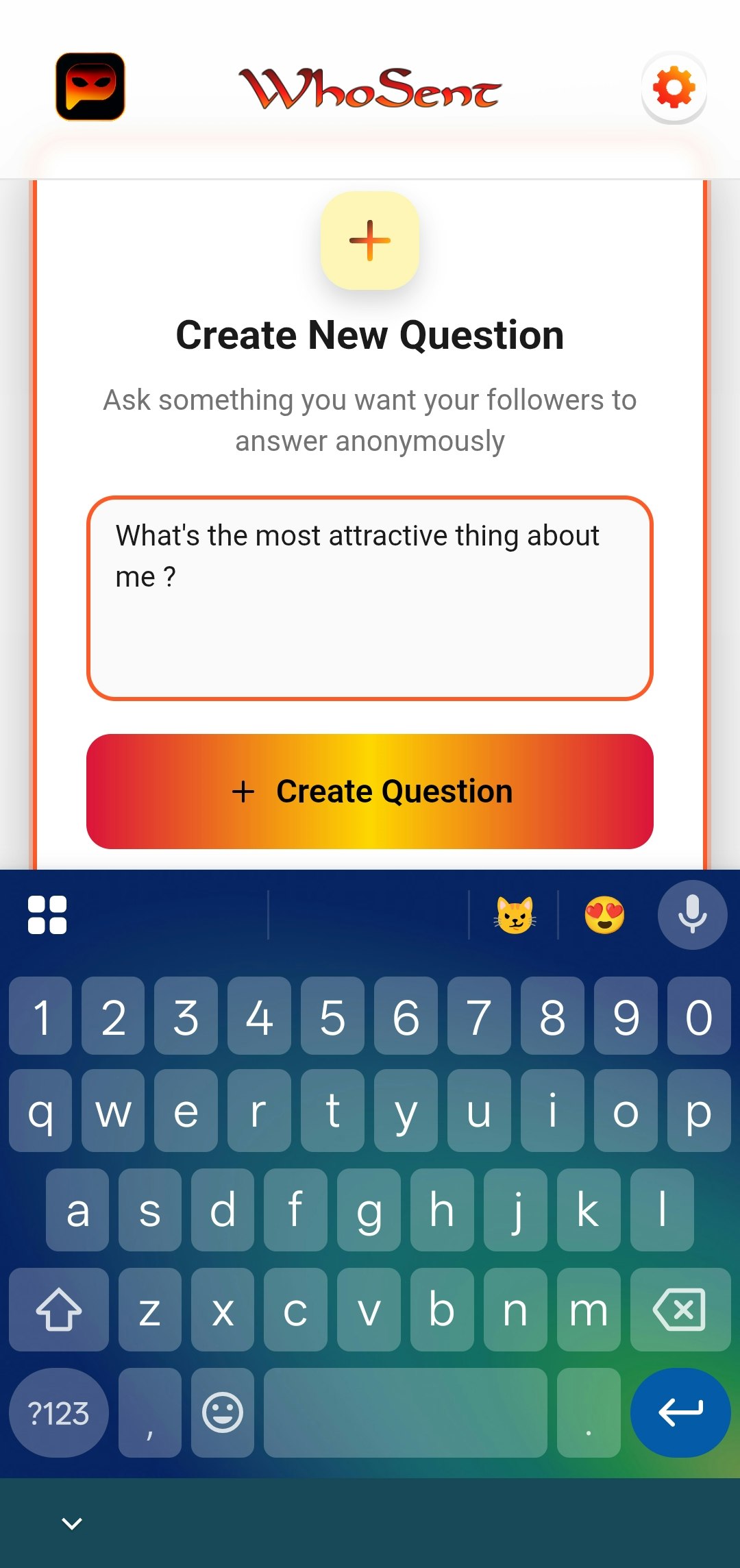 WhoSent screenshot 2