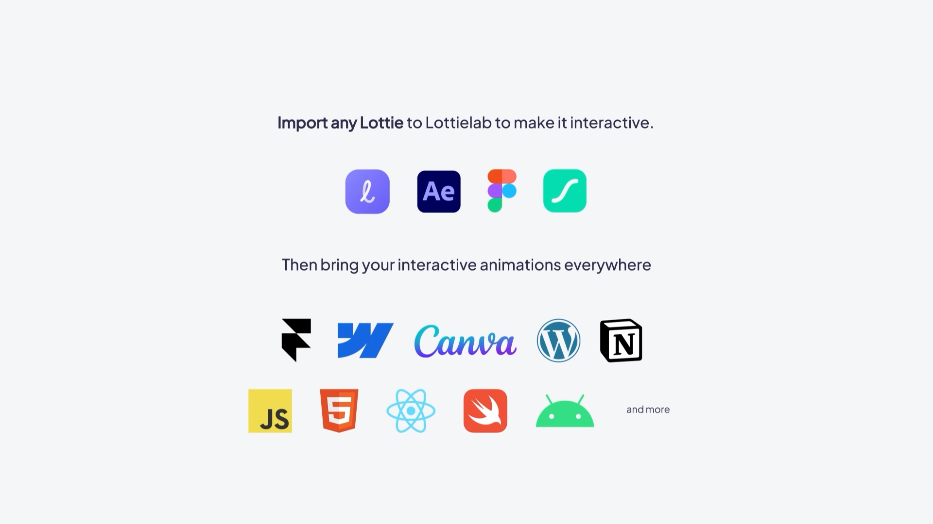 Lottielab Interactivity - Легко создавать и экспортировать интерактивные анимации Lottie медиа 7