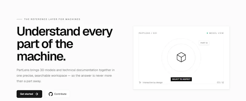 PartLens screenshot 1
