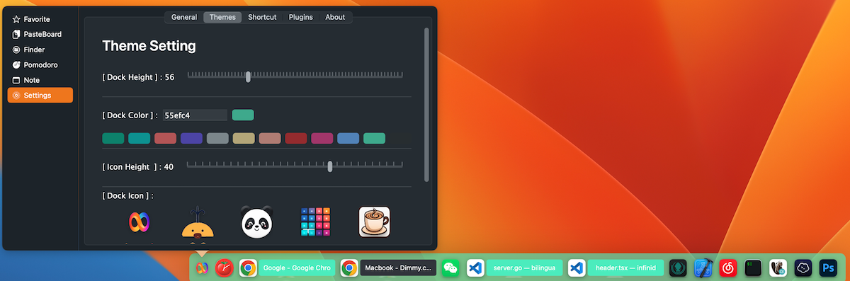 Infynidock - vervangende dock voor macOS - Dock, MacOS-Dock, Productiviteit media 4