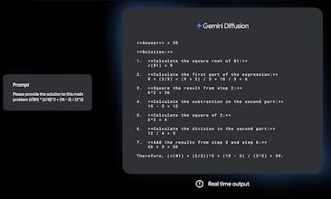 Gemini Diffusion gallery image