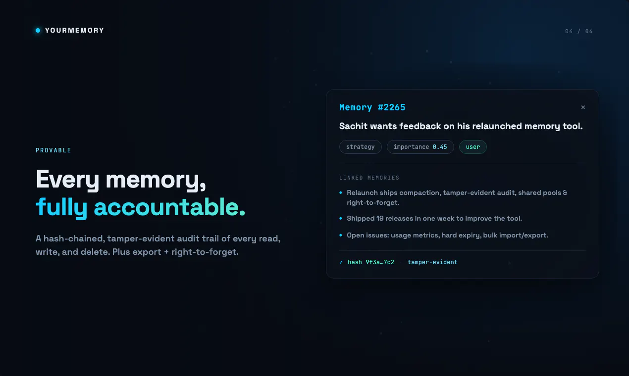 YourMemory 2.0 gallery image