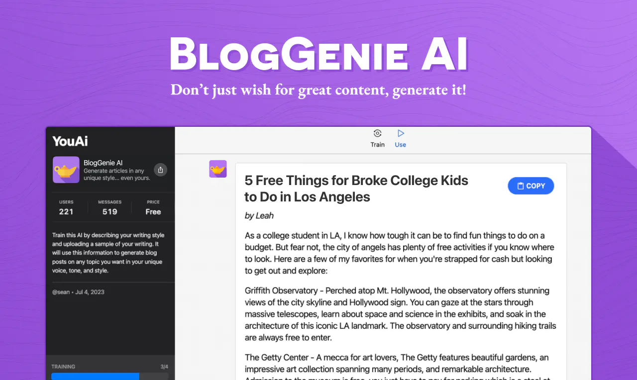 BlogGenie AI gallery image