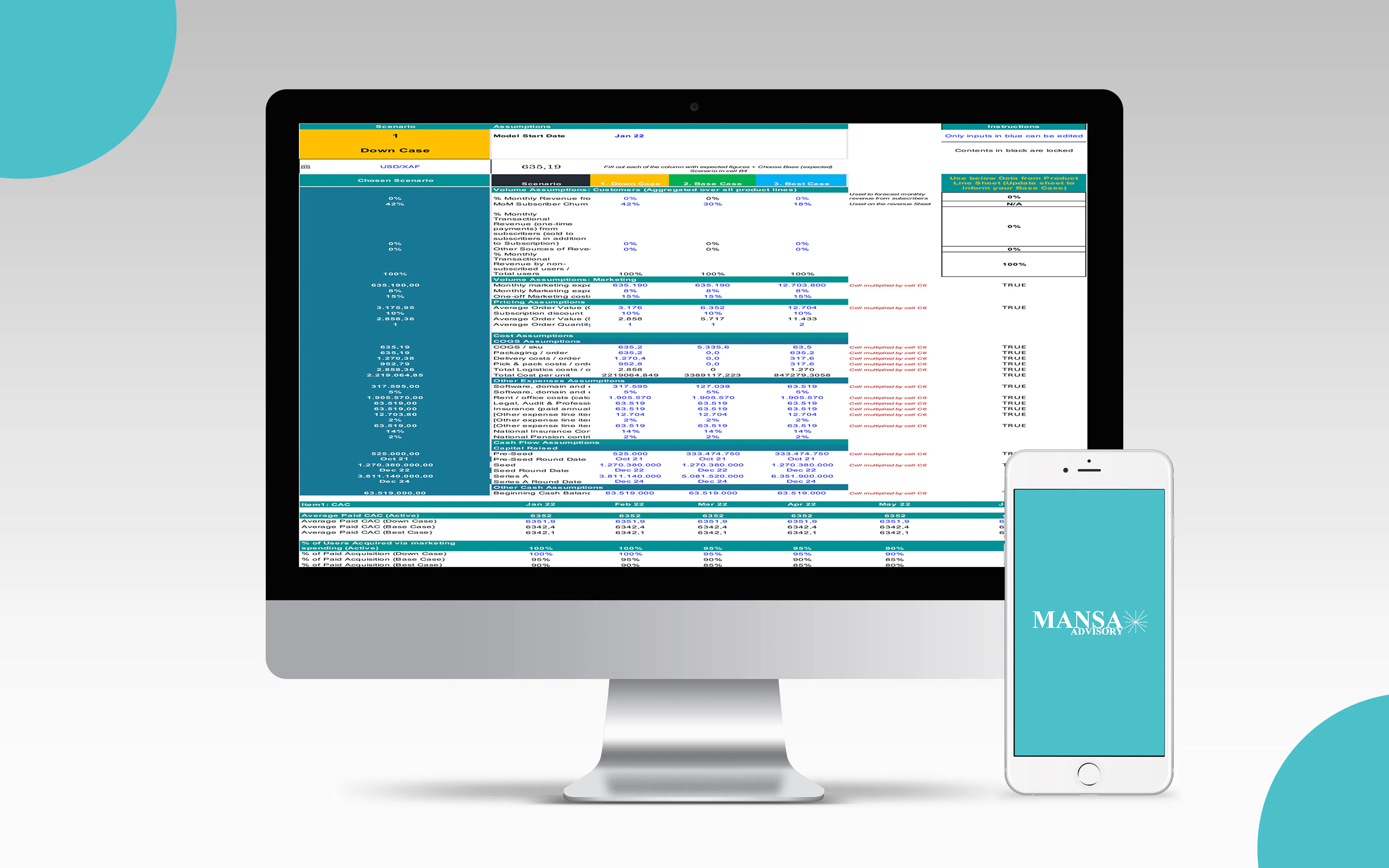 Financial Model for Tech Start-up gallery image