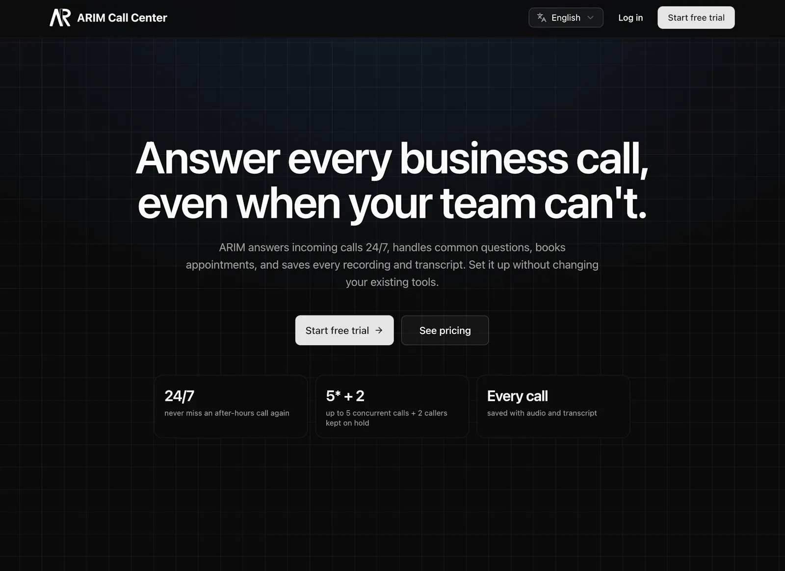 ARIM Call Center screenshot 2