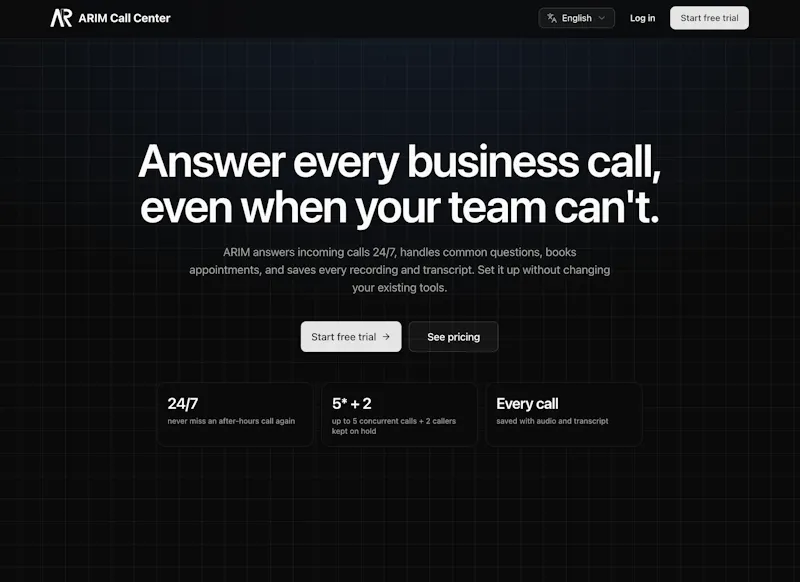 ARIM Call Center screenshot 2