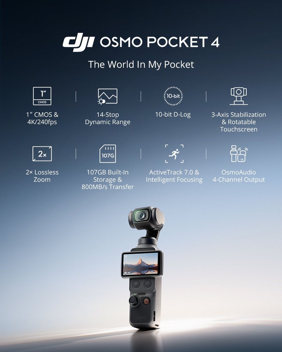 DJI Osmo Pocket 4 gallery image
