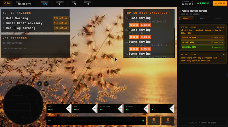 StormCircle — Weather Social Network screenshot 1