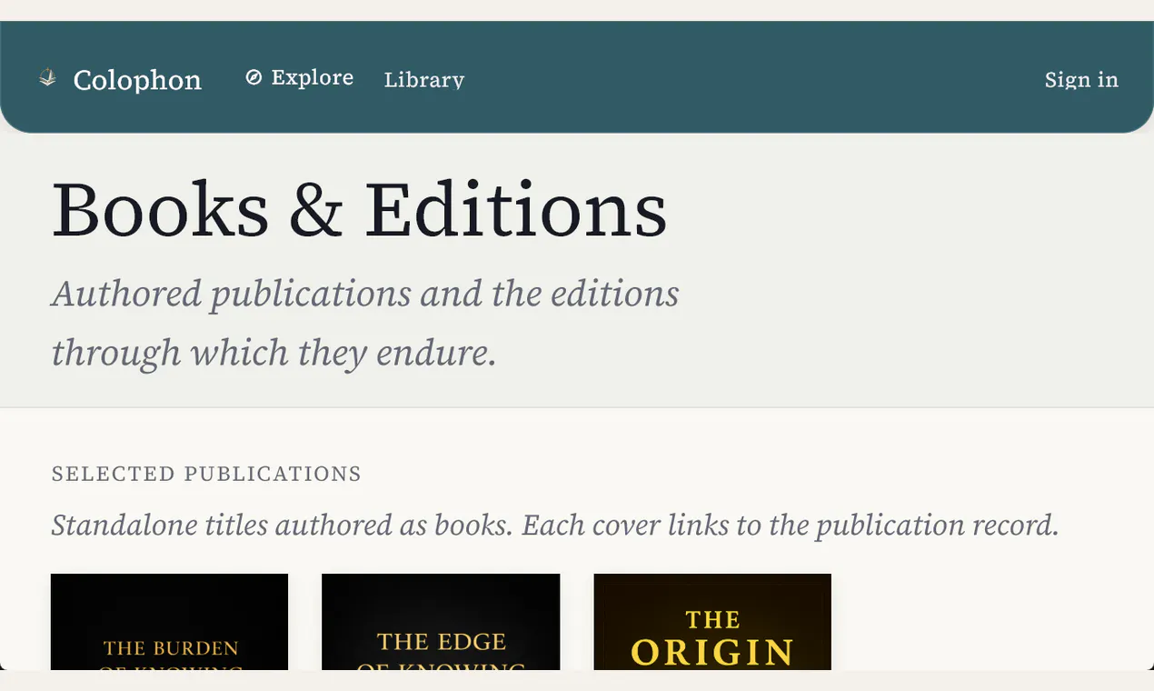 Colophon gallery image
