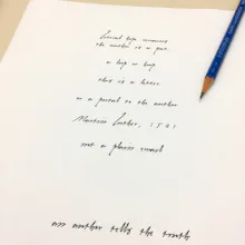 Martin Luther Handwriting Font gallery image