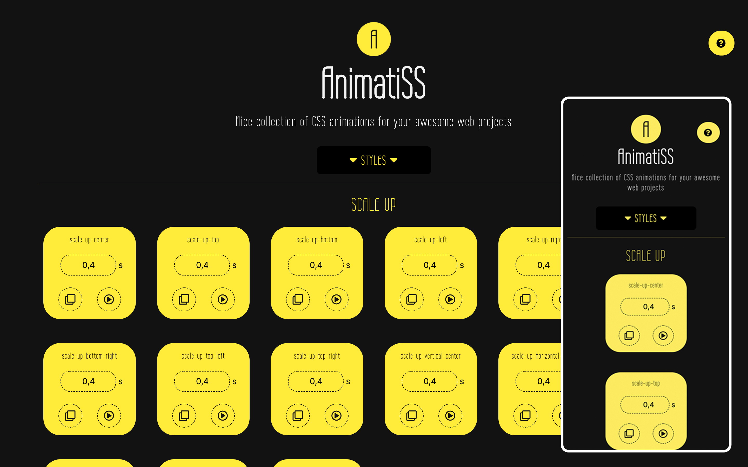 AnimatiSS - A nice, colorful collection of CSS animations media 1