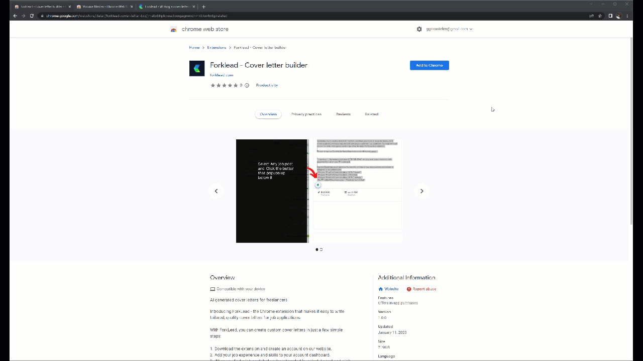 Forklead.com - क्रोम एक्सटेंशन जो आपके फ्रीलांसिंग गेम को ऊपर ले जाता है मीडिया 4