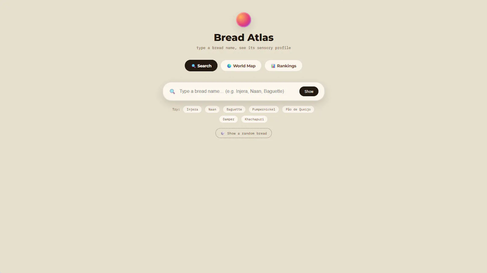 Bread Atlas — Find Your Bread screenshot 1