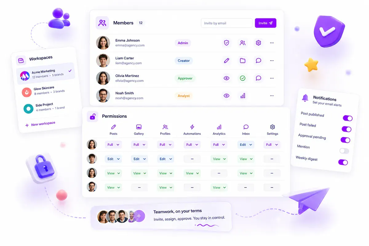 Mydrop AI - Social Media OS for Agencies gallery image