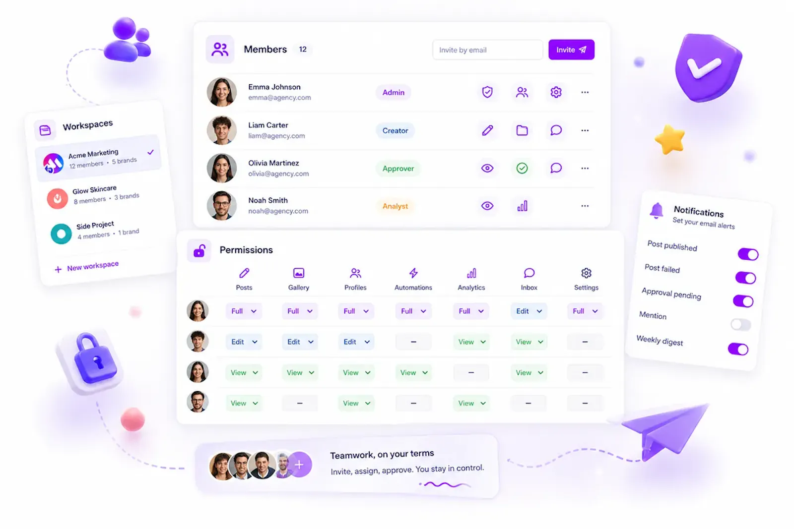 Mydrop AI - Social Media OS for Agencies screenshot 4