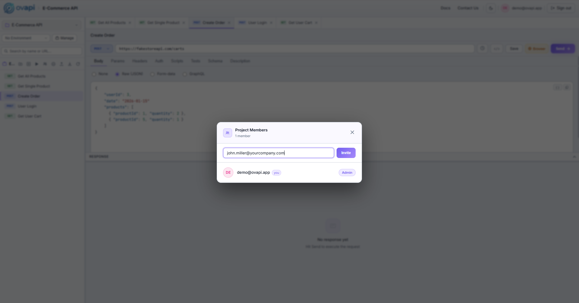 OVAPI — Free Browser Based API Client gallery image