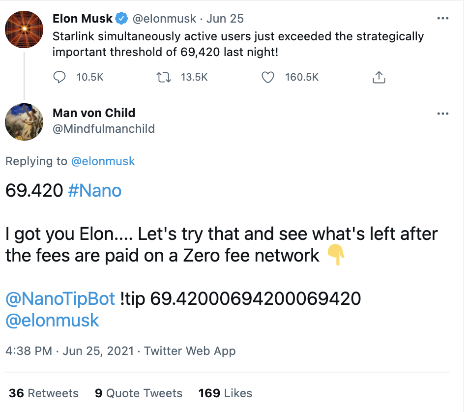 Twitter Tip Bot w/ Nano Digital Currency gallery image