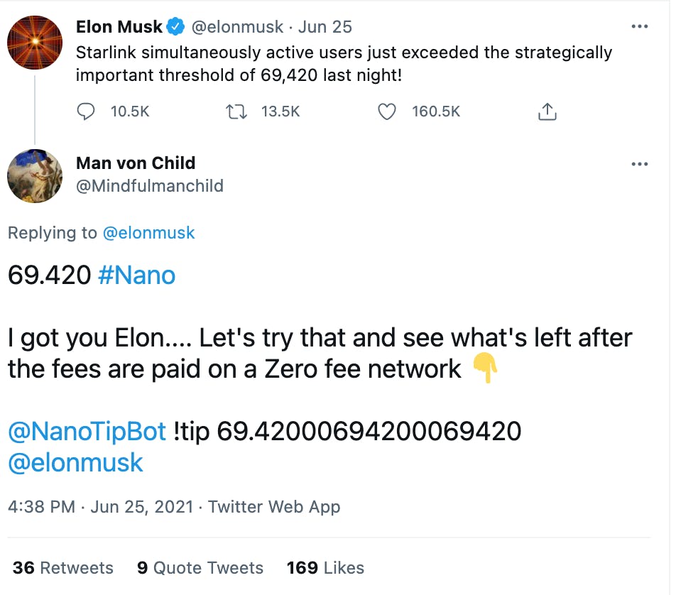 Twitter Tip Bot w/ Nano Digital Currency media 2