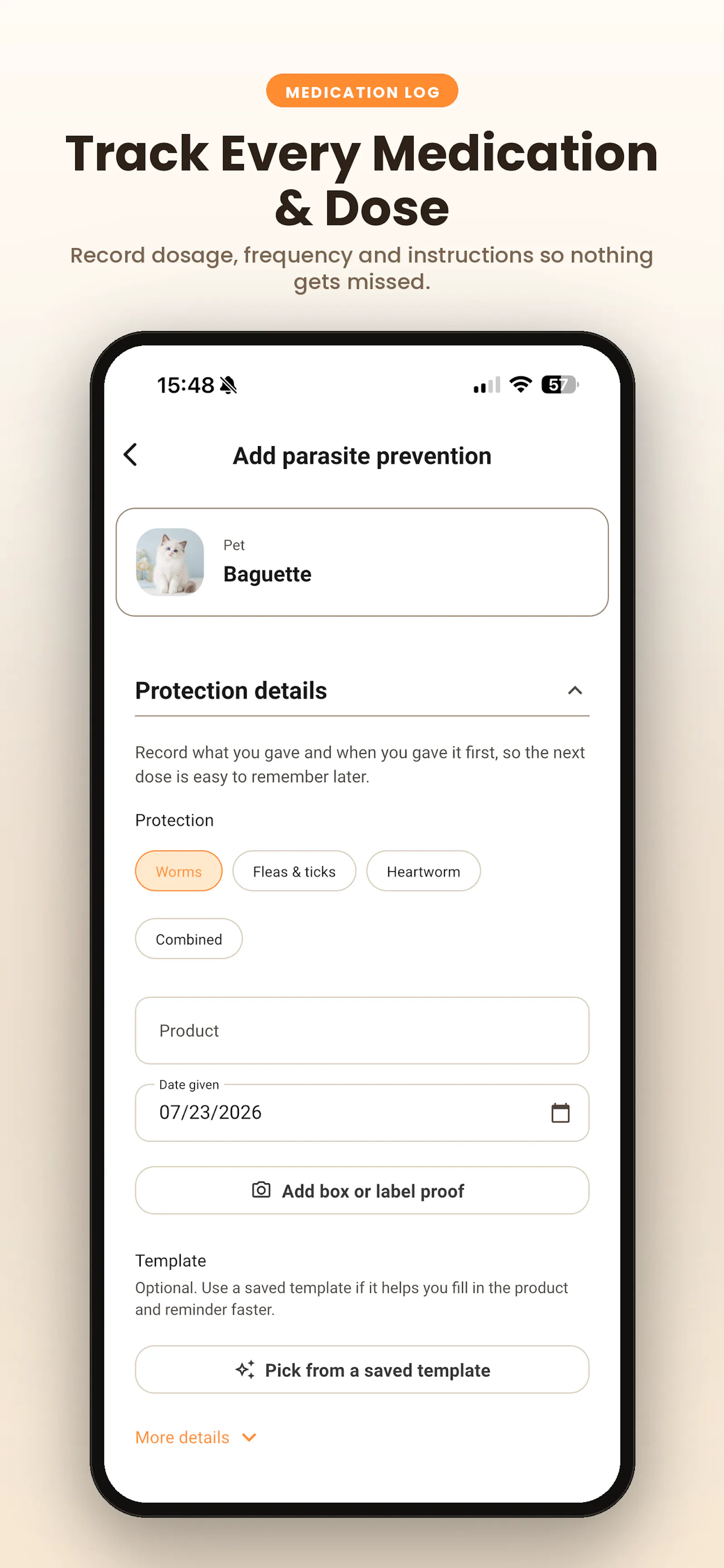 Pet Health Booklet screenshot 2