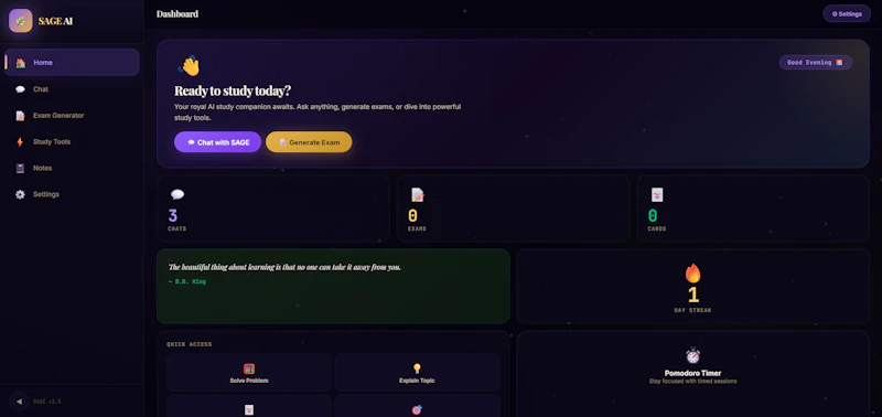 Sage.ai screenshot 1