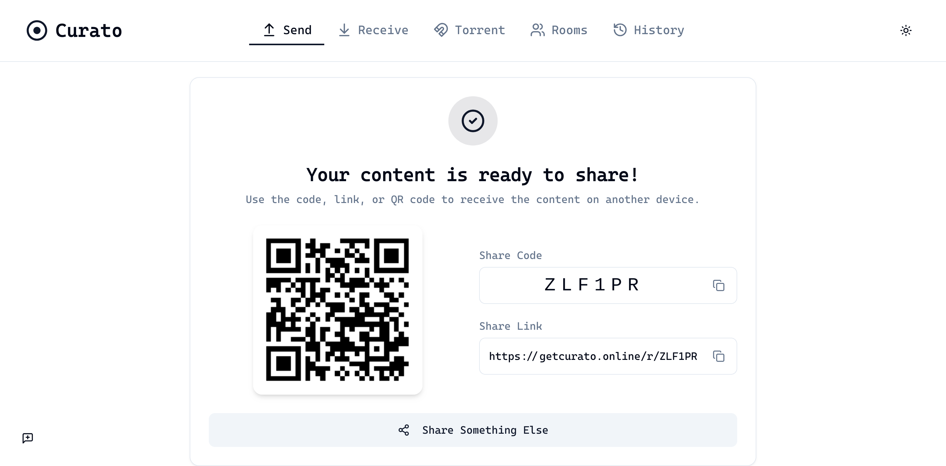 Média Curato – Partager via lien, code, torrent - Partage de fichiers rapide, privé et sans tracas. 5
