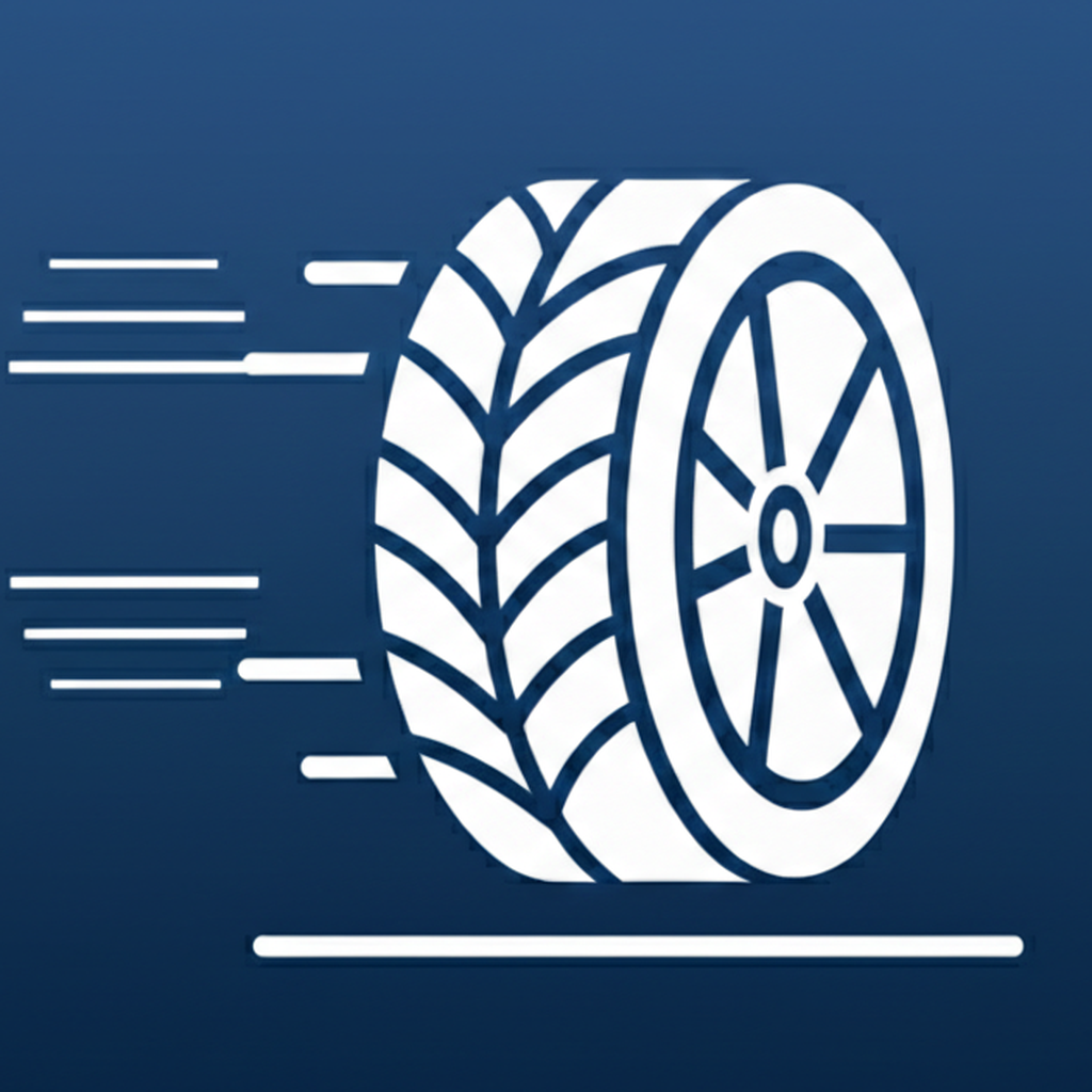 WheelTrack — Car Management App - Product Hunt launch logo and brand identity