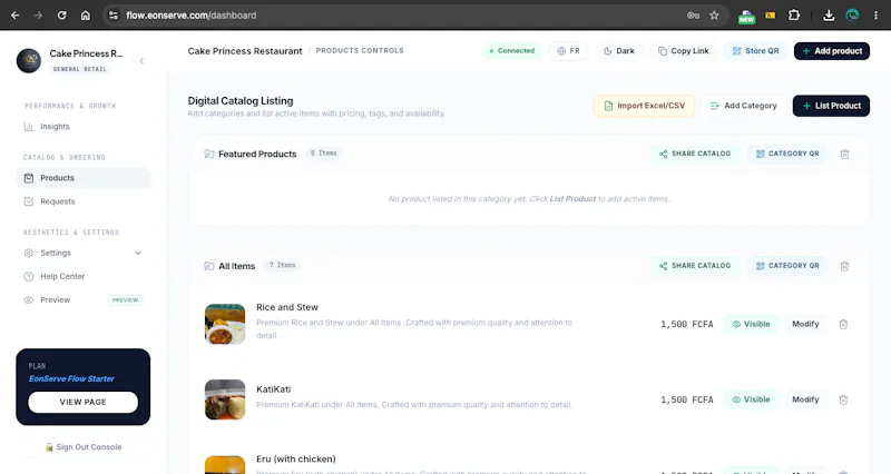 EonServe Flow screenshot 2