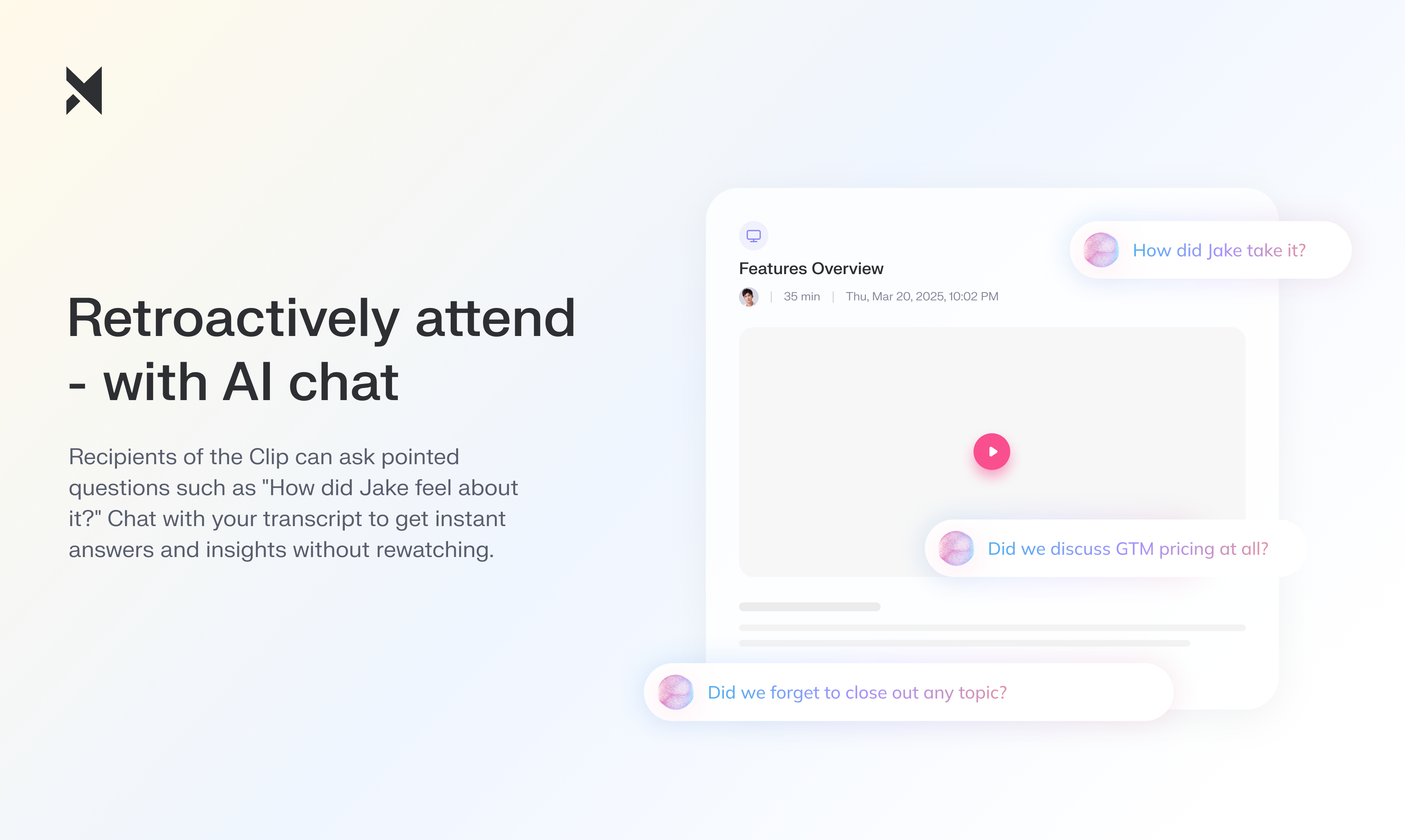 Clips by xdge.ai - Ditch Meetings and effortlessly capture + rewind your day media 6