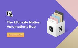 The Notion Automation Hub media 2