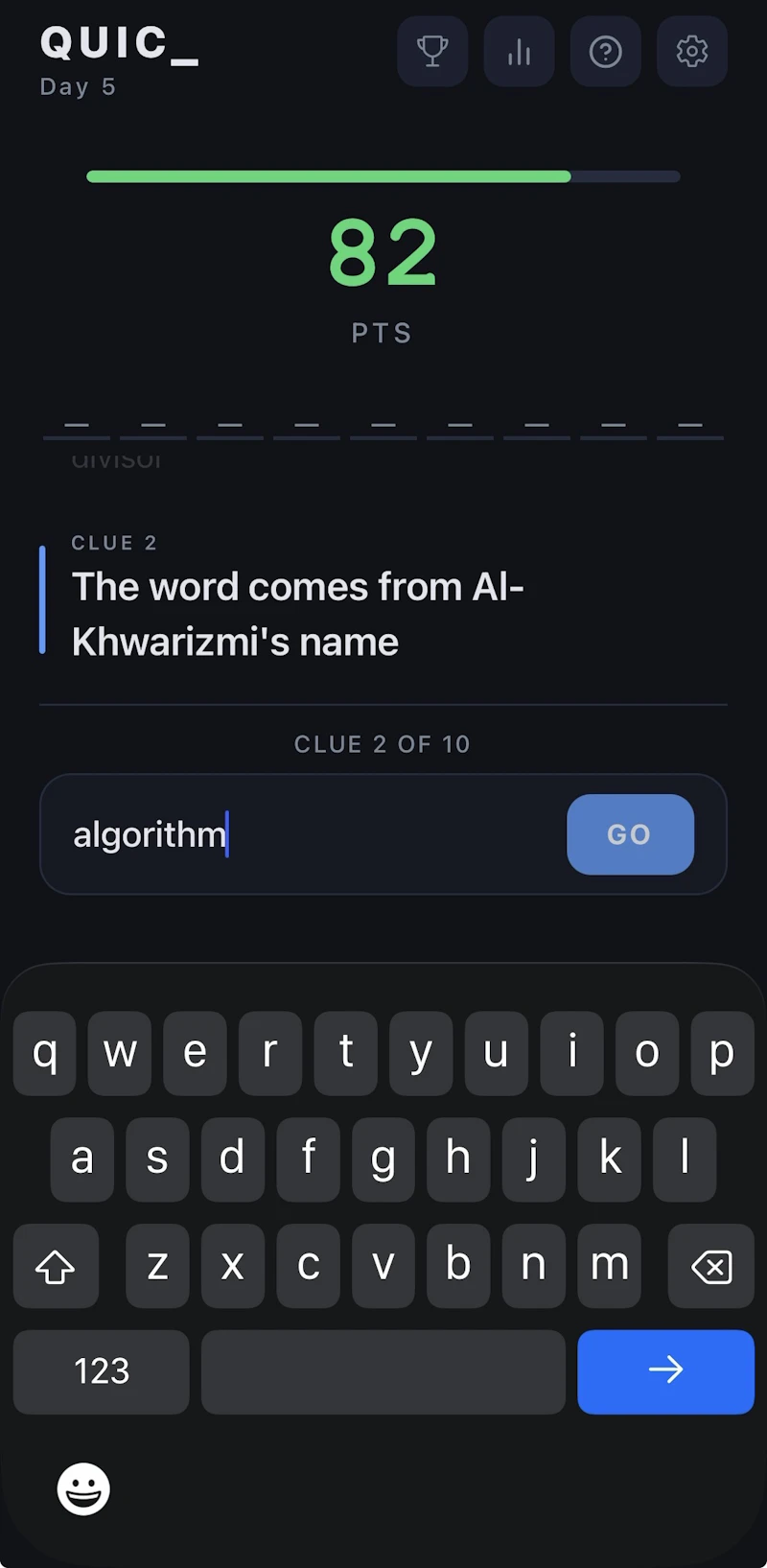 QUICK - Daily Word Game screenshot 3