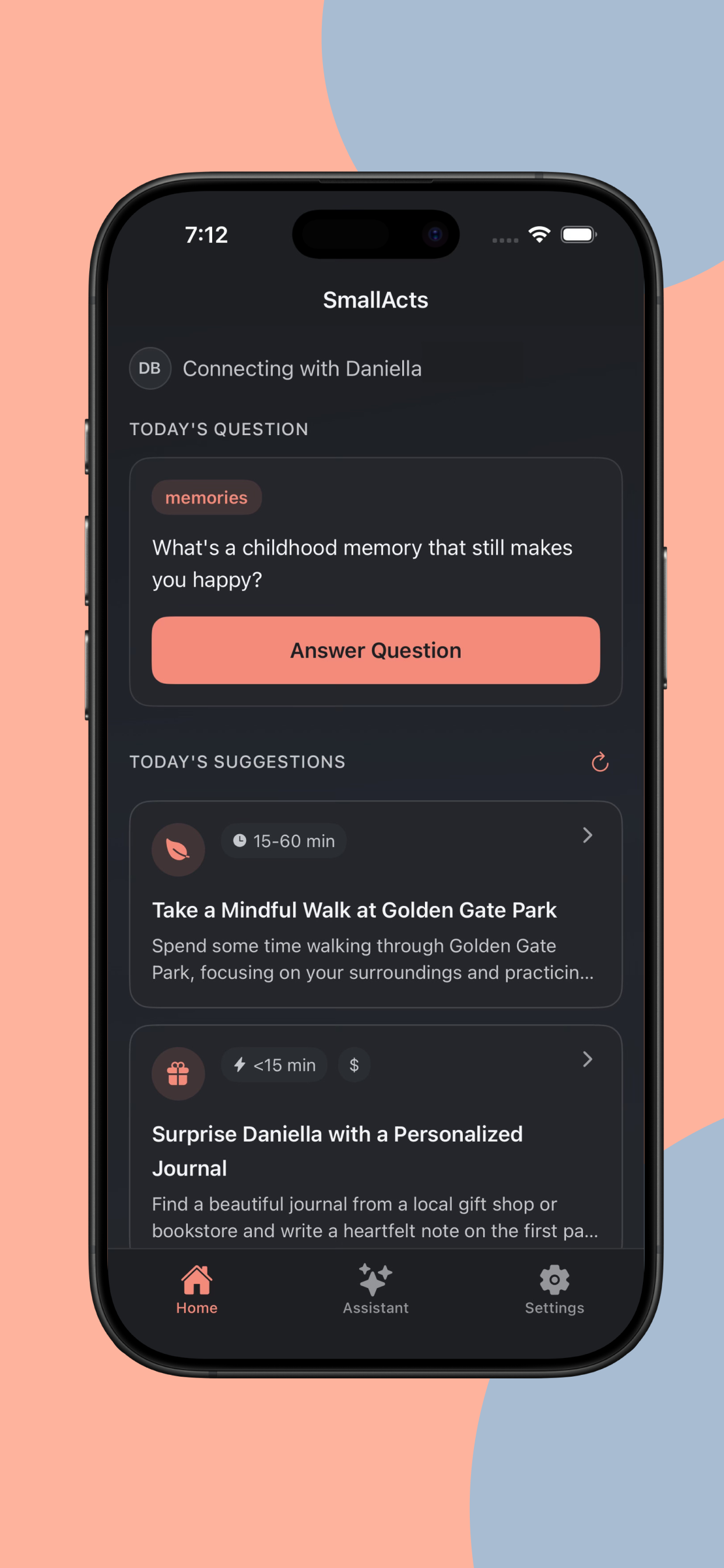 Small Acts - Screenshot 4 showing product features and functionality