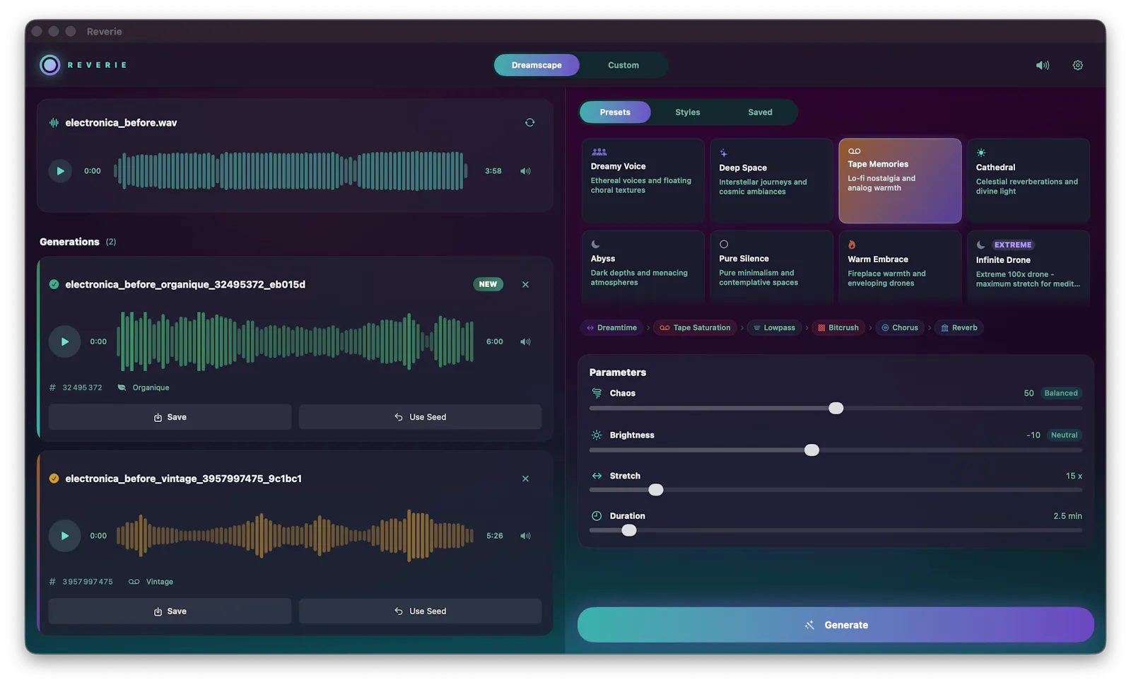 Reverie screenshot 2
