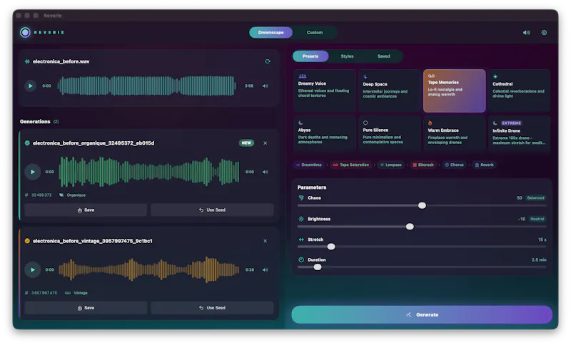 Reverie screenshot 2