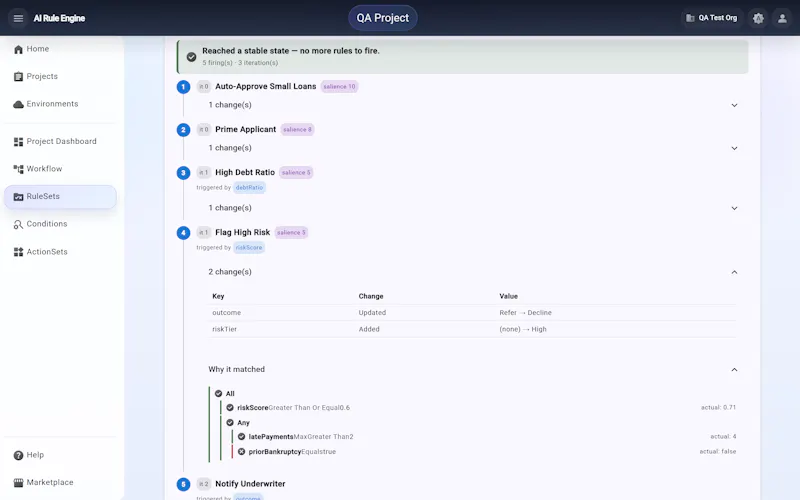 AI Rule Engine screenshot 6