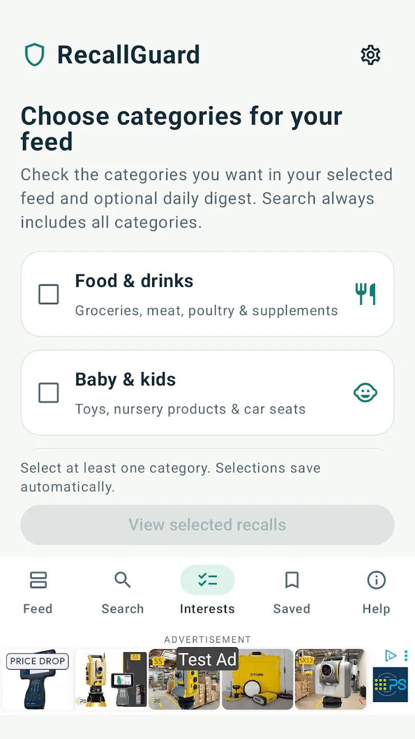 RecallGuard: Product Recalls + Scanning gallery image