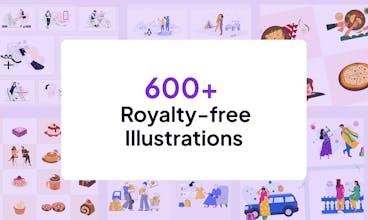 Коллекция красиво выполненных иллюстраций для веб-дизайнеров, предоставляемых бесплатно для использования в их проектах.