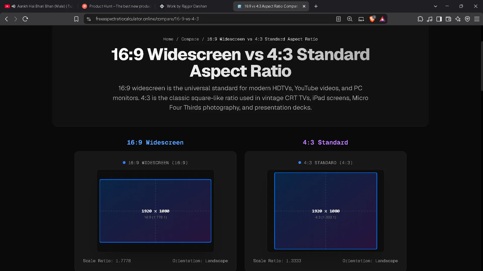 Aspect Ratio Calculator gallery image