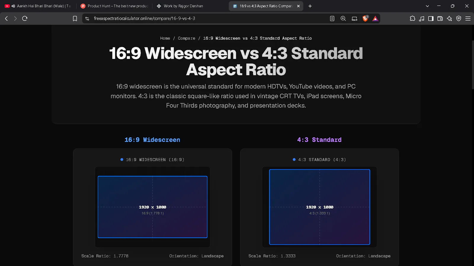 Aspect Ratio Calculator screenshot 3